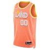 Dres Cleveland Cavaliers Prilagođeni Nike 2025-26 City Edition Naranča Swingman